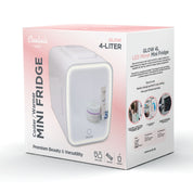 New* Glow 4L Mini Skincare Fridge with Mirror & LED Light