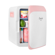 cooluli classic 10 liter pink skincare mini fridge