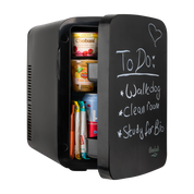 Vibe 15 Liter Chalkboard Mini Fridge Front