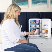 Concord 20 Liter Large White Mini Fridge Temperature Control Dimensions Measurements