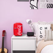 Coca-Cola Vintage Chic 4 Liter Red Mini Fridge for Food
