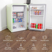 Curve 3.8 cu ft Mini Fridge with Freezer