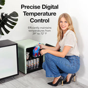 Decor 1.7 cu ft Mini Fridge