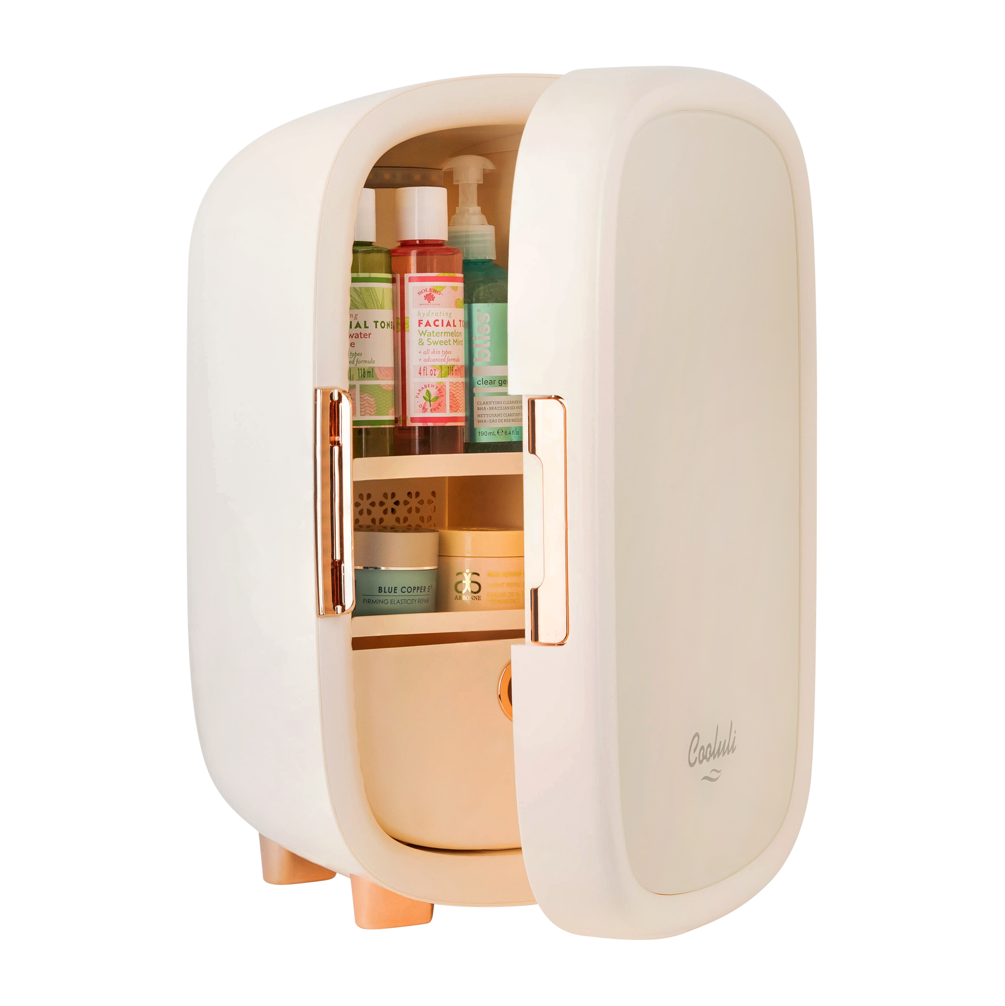 mini cosmetic fridge hot selling 12L AC Custom Mini refrigerador portable  beauty skincare mini frigo small refrigerator